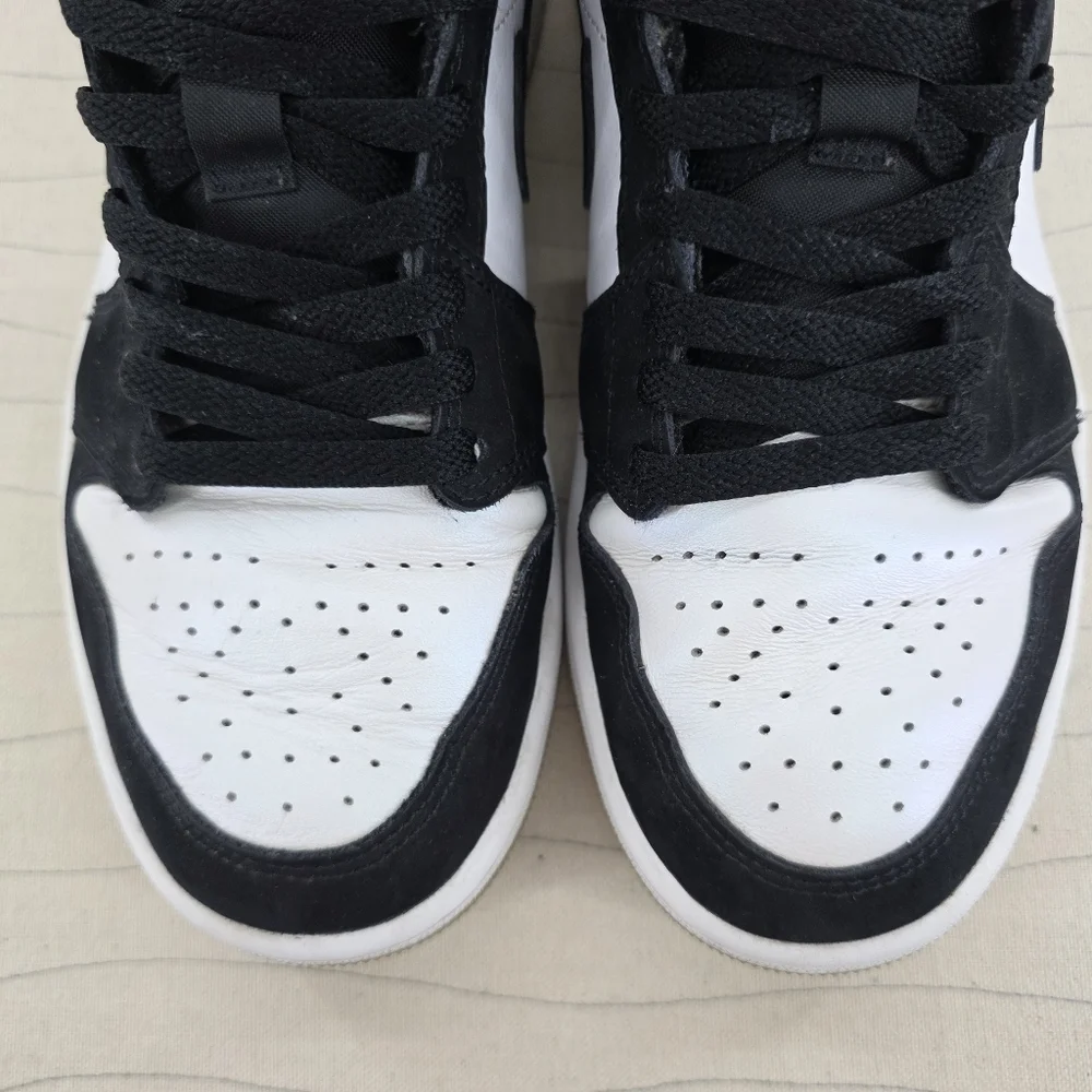 Nike Mens Air Jordan 1 Mid SE Diamond Shorts Pearl/Black Shoes DH6933-100 Size 7